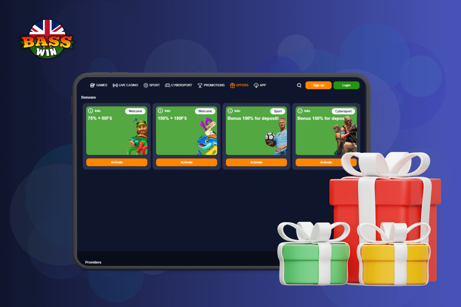 Exciting Bonuses at BassWin Casino UK